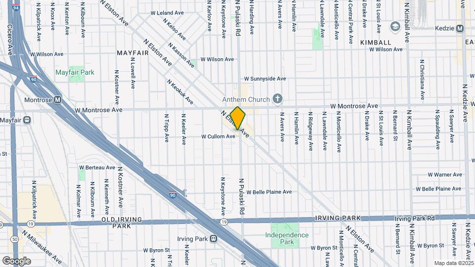 4302 N Pulaski Rd Map and Location Details