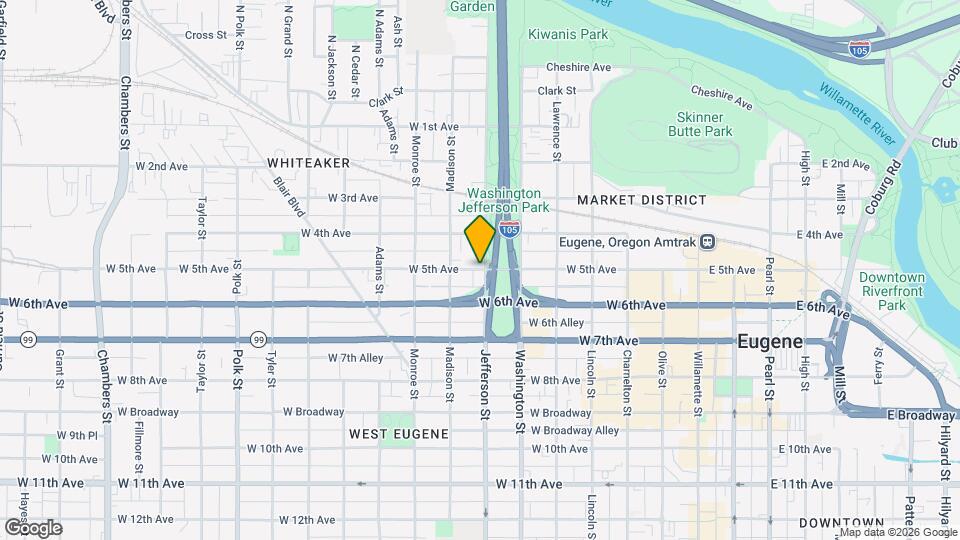 500 Jefferson St Map and Location Details