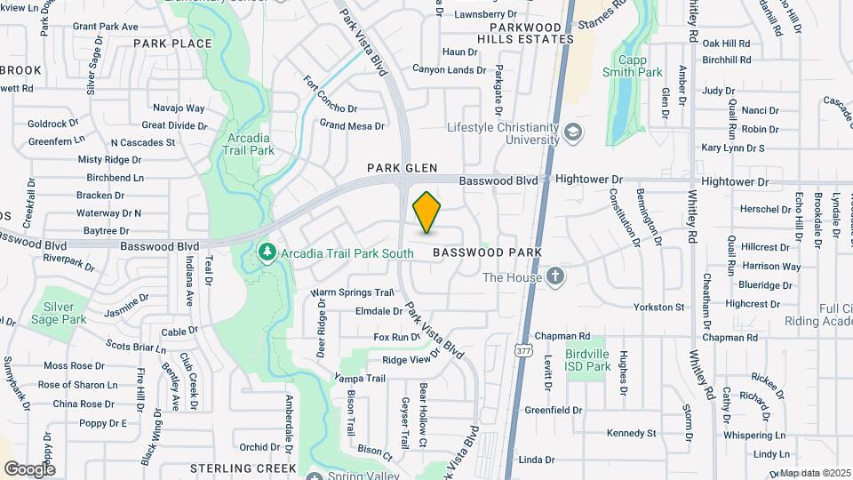 5421 Crater Lake Dr Map and Location Details