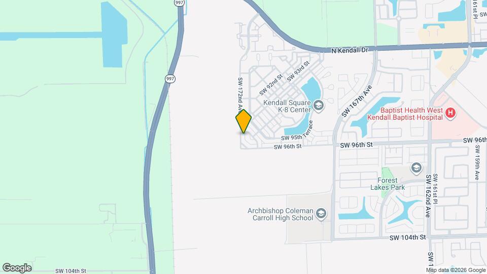 9441 SW 172nd Ave Map and Location Details