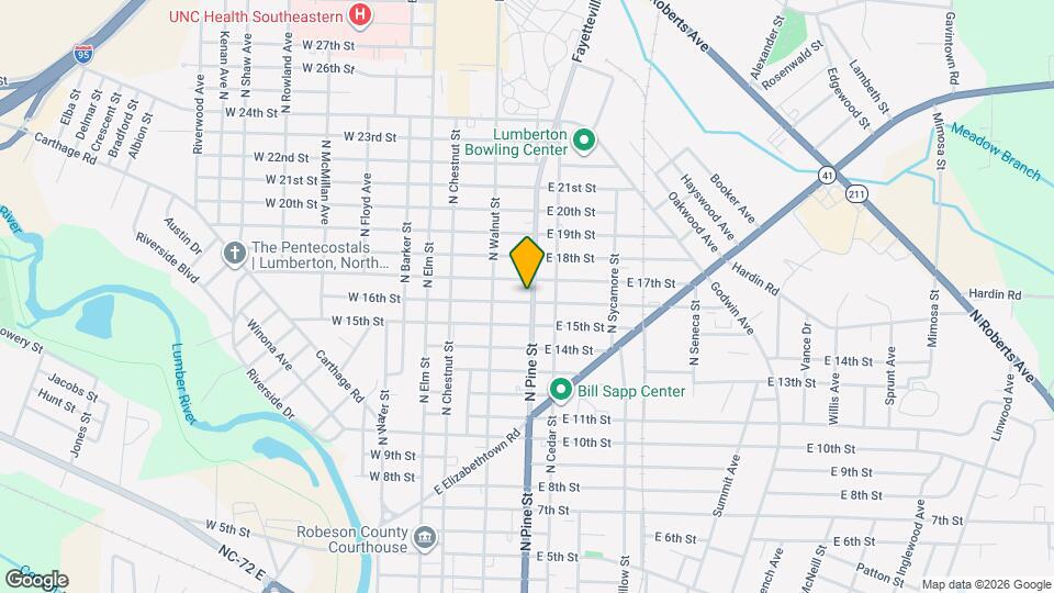 313 E 16th St Map and Location Details