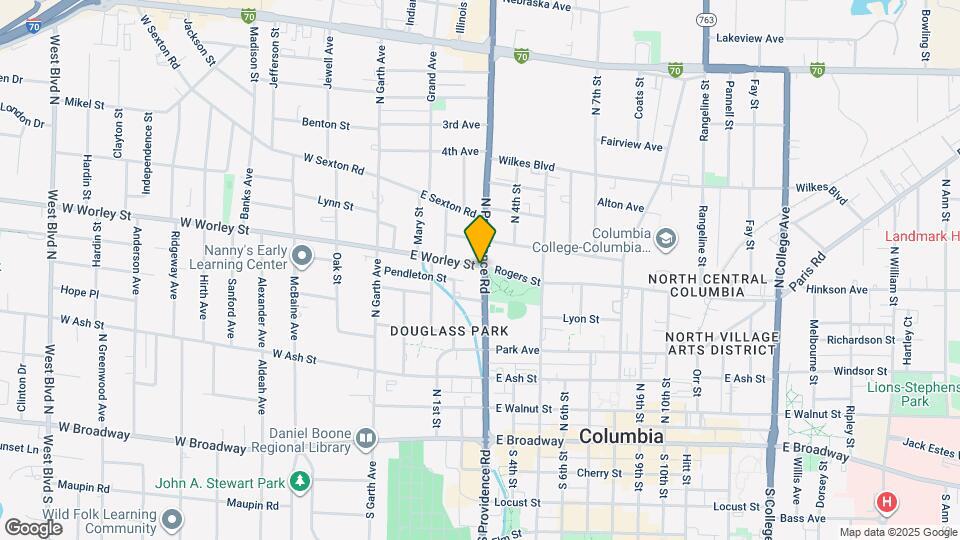 415 N Providence Rd Map and Location Details