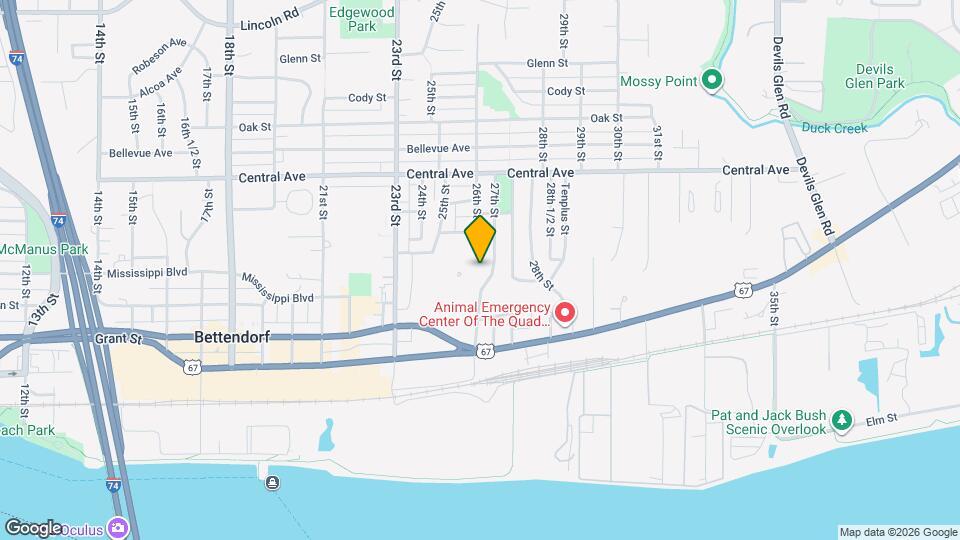 2500 Grant St Map and Location Details