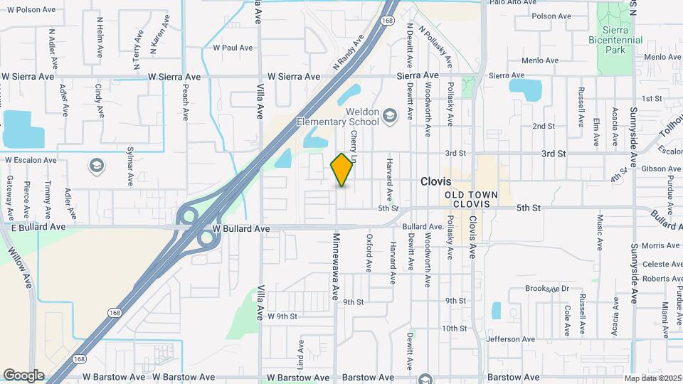 461 Minnewawa Ave Map and Location Details