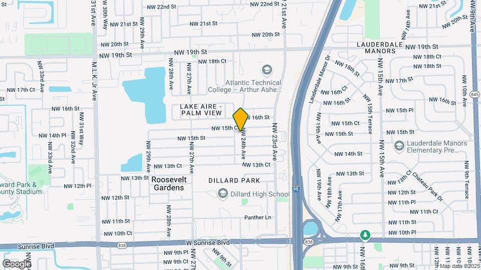 1501 NW 24th Ave Map and Location Details