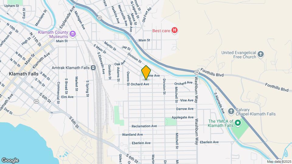 2127 Orchard Ave Map and Location Details