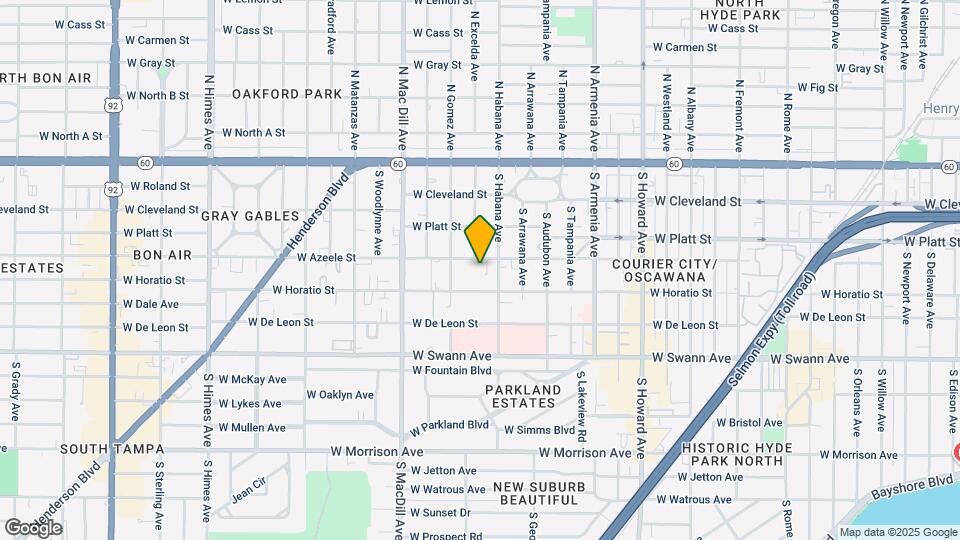 2808 W Azeele St, Unit 117 Mapa y Detalles de la Ubicación