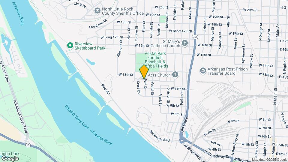 1121 Park Dr Mapa y Detalles de la Ubicación