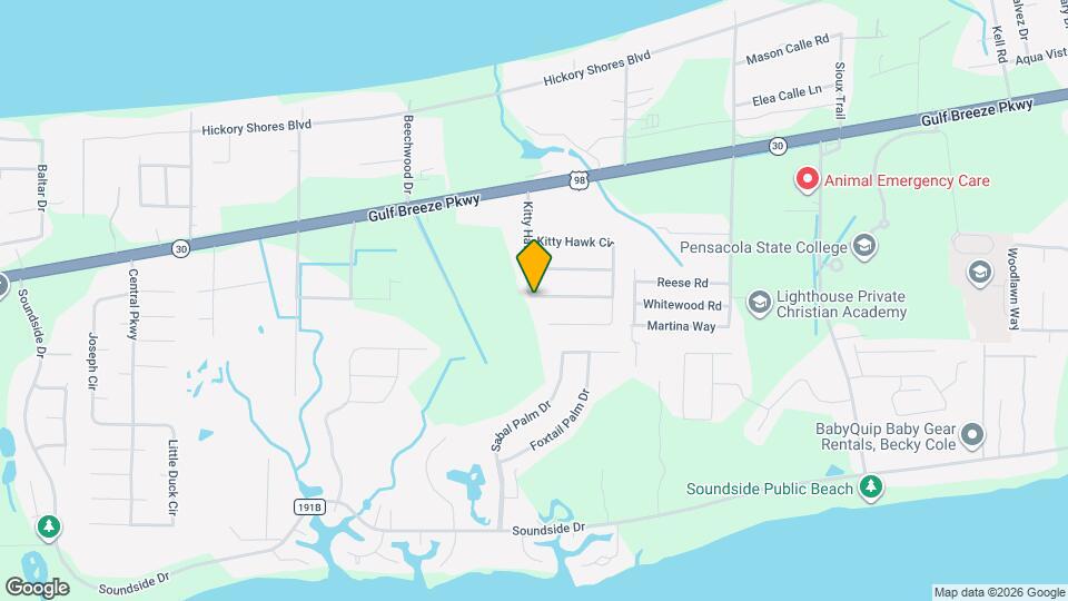 1545 Kitty Hawk Dr Map and Location Details