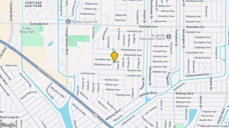 1486 Song St Map and Location Details