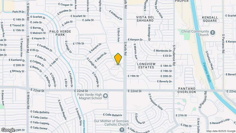 816 S Langley Ave Map and Location Details