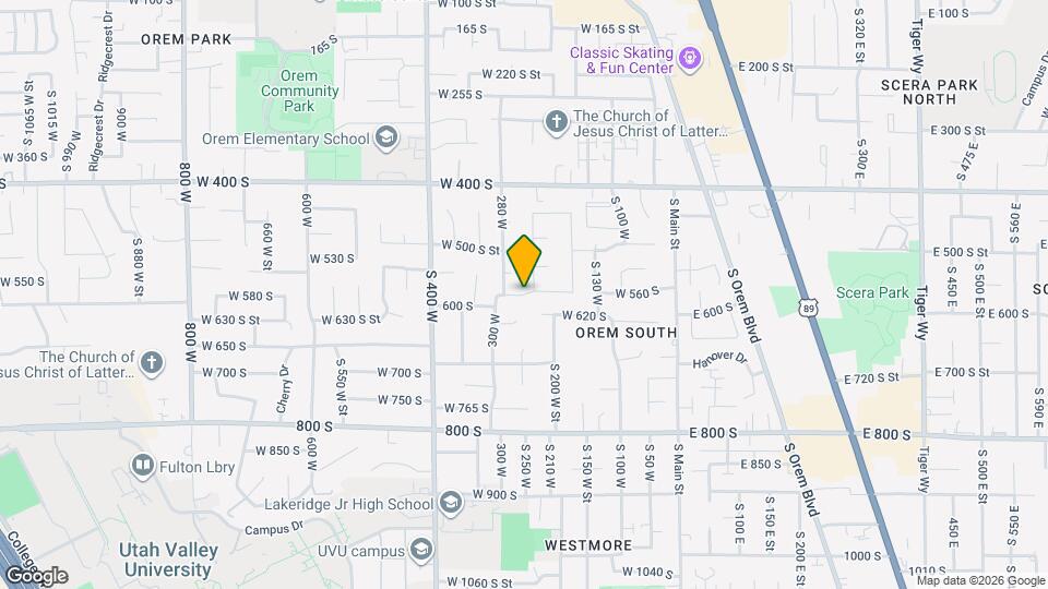 242 W 580 S, Unit 244 Map and Location Details