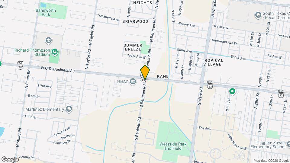 28 S Bentsen Rd Map and Location Details