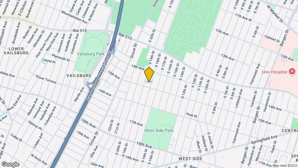 499 S 18th St Map and Location Details