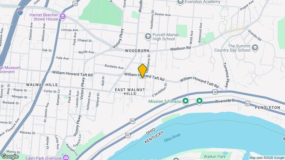 2557 Hackberry St Map and Location Details