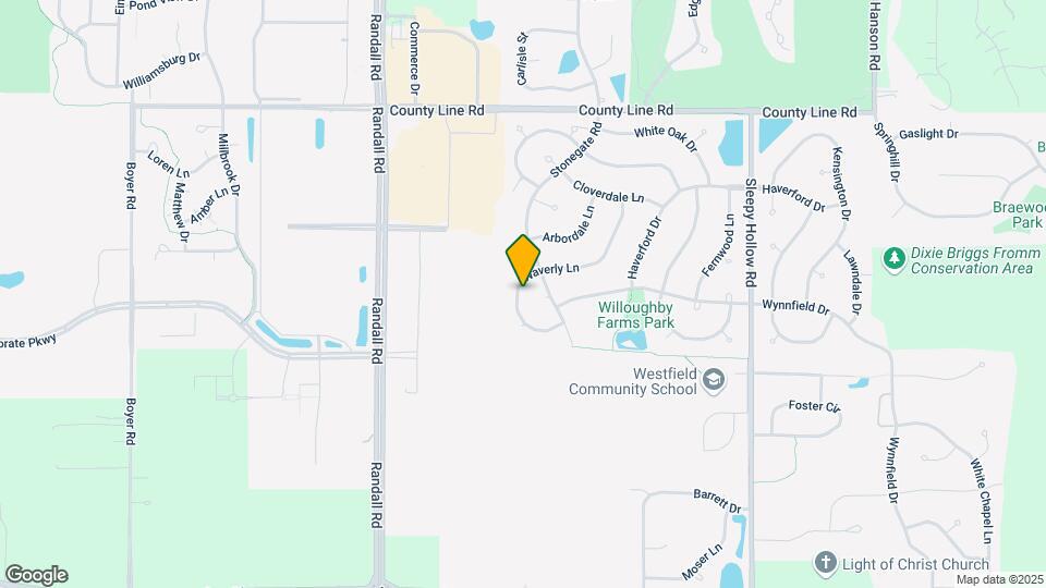 2033 Waverly Ln Map and Location Details
