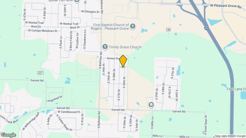 6016 S 36th St Map and Location Details