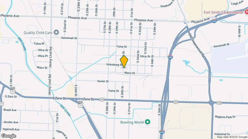 5209 S 30th St Map and Location Details