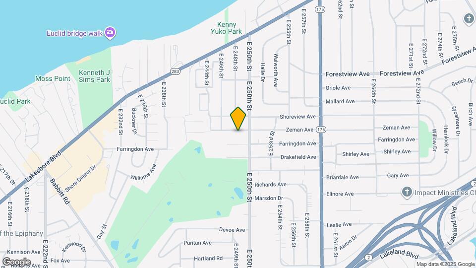 24850 Zeman Ave Map and Location Details