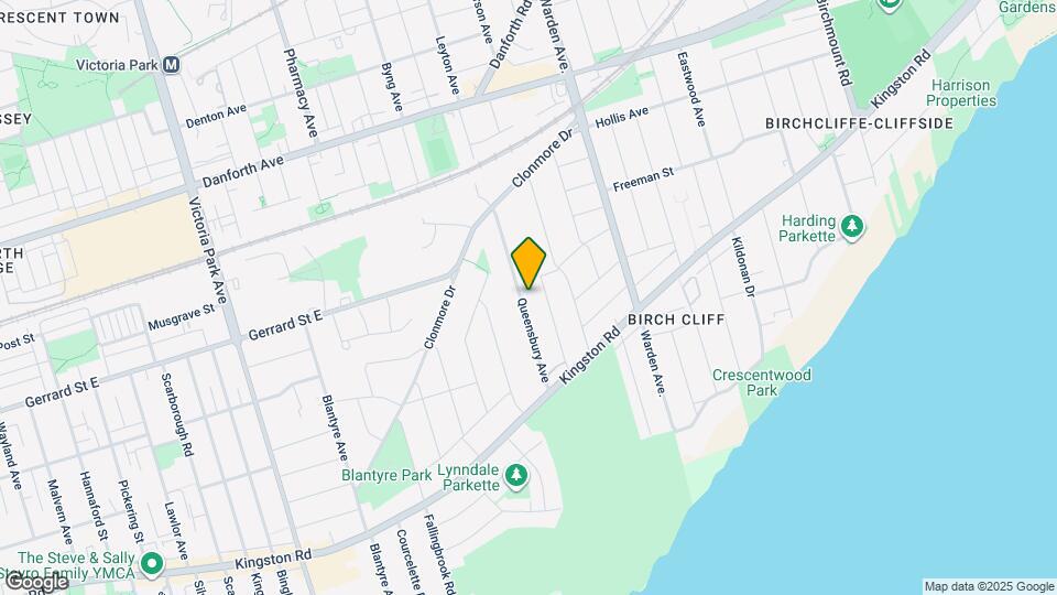 63 Queensbury Ave Map and Location Details