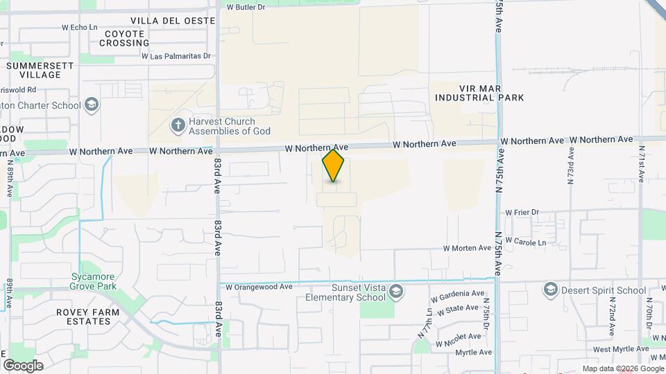 7812 N 79th Dr Map and Location Details