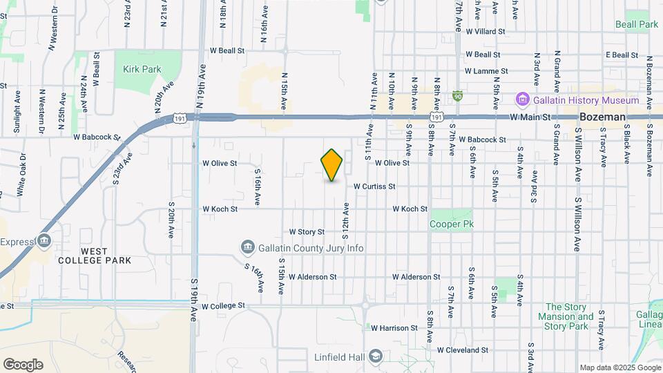 304 S 13th Ave Map and Location Details