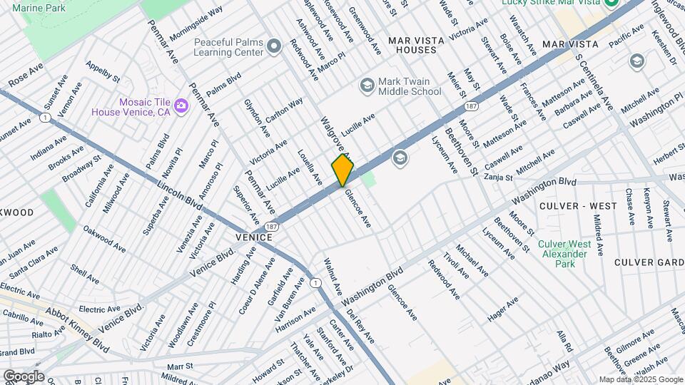 1520 Venice Blvd, Unit 1 Map and Location Details