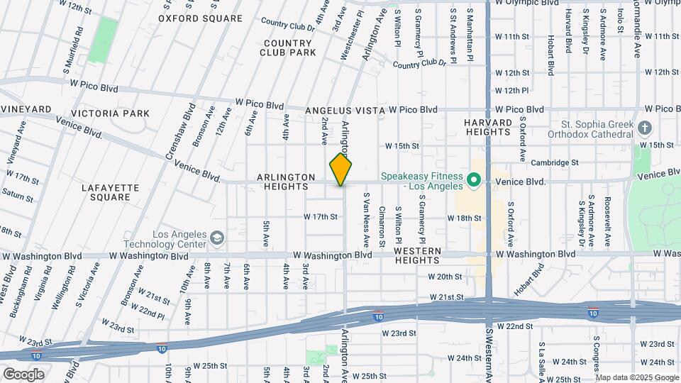 1617 Arlington Ave Mapa y Detalles de la Ubicación