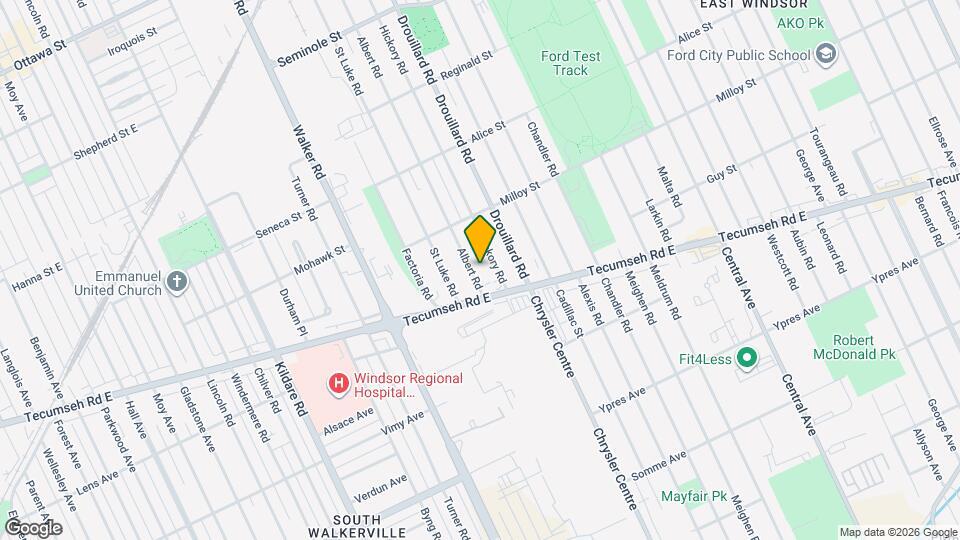 1868 Albert Rd Map and Location Details
