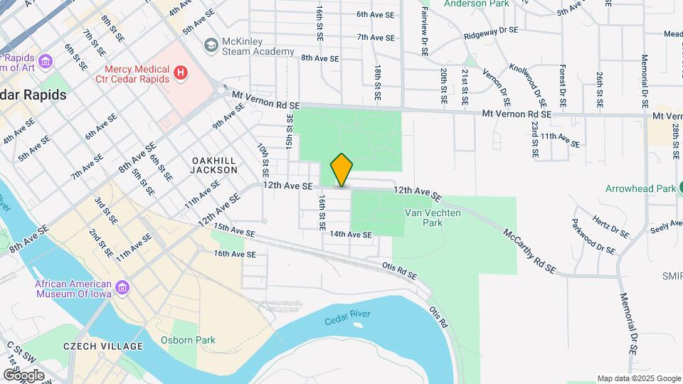 1625 12th Ave SE Map and Location Details