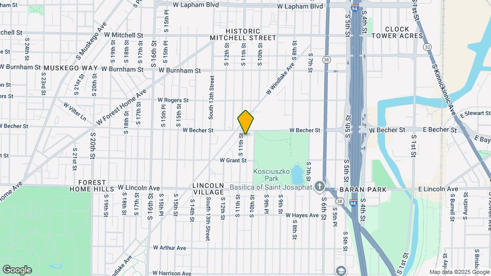 2114 S 11th St Map and Location Details