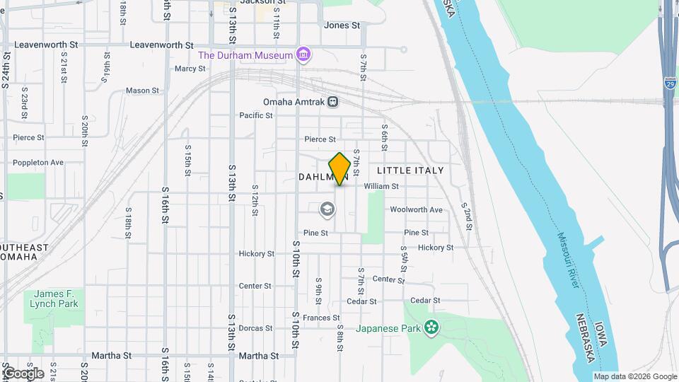 1403 S 8th St Map and Location Details
