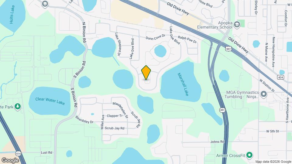 618 Doe Cove Pl Map and Location Details