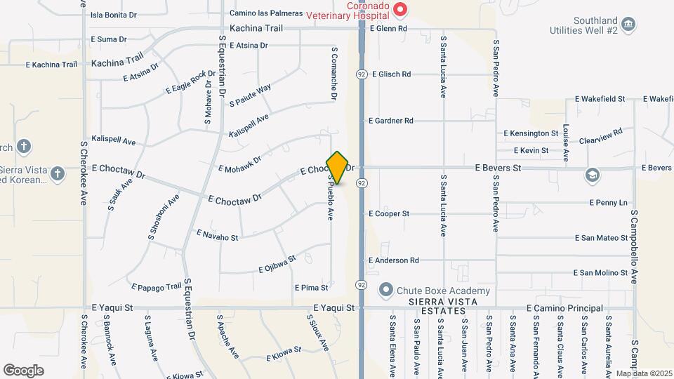 4441 S Pueblo Ave Map and Location Details