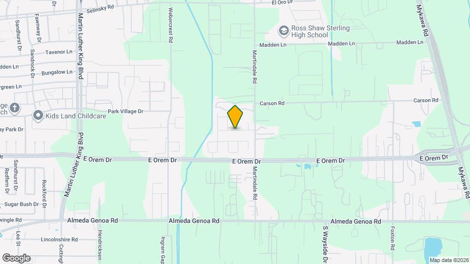 6046 Peaceful Ridge Dr Map and Location Details