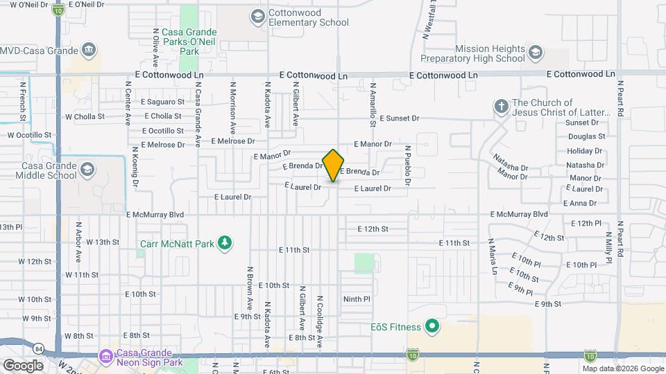 Arrowhead Apartments Map and Location Details