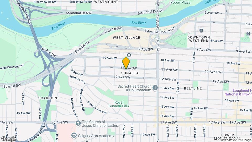 1705 11th Ave SW Map and Location Details