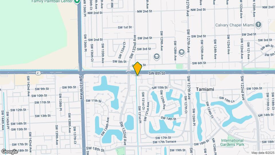800 SW 129th Pl Map and Location Details