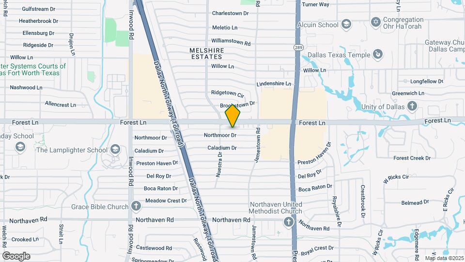 5729 Northmoor Dr Map and Location Details
