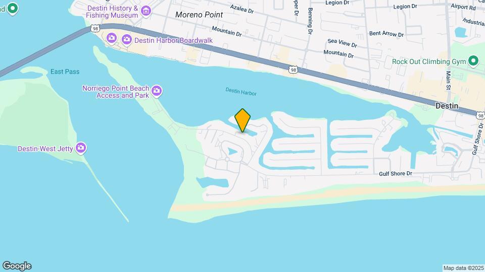445 Gulf Shore Dr Map and Location Details