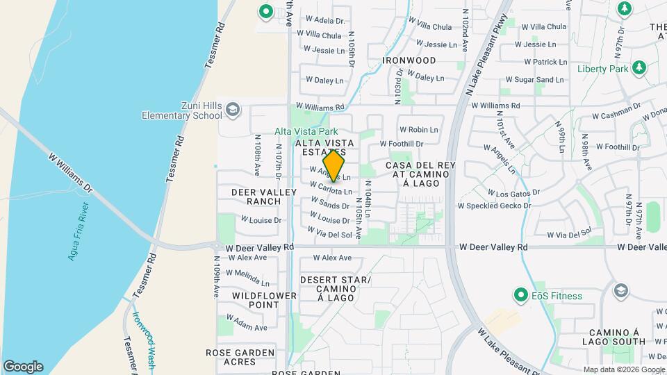 10546 W Carlota Ln Mapa y Detalles de la Ubicación