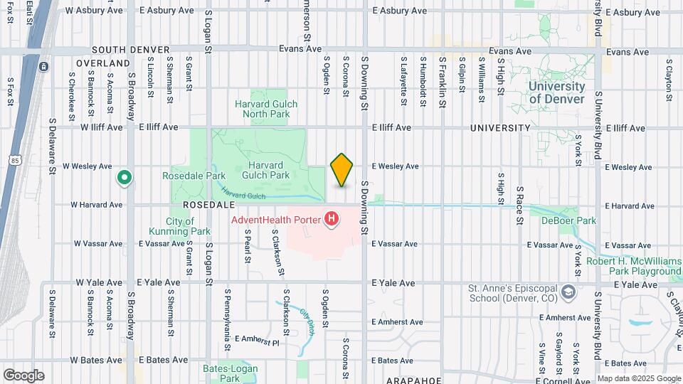 2463 S Corona St Map and Location Details