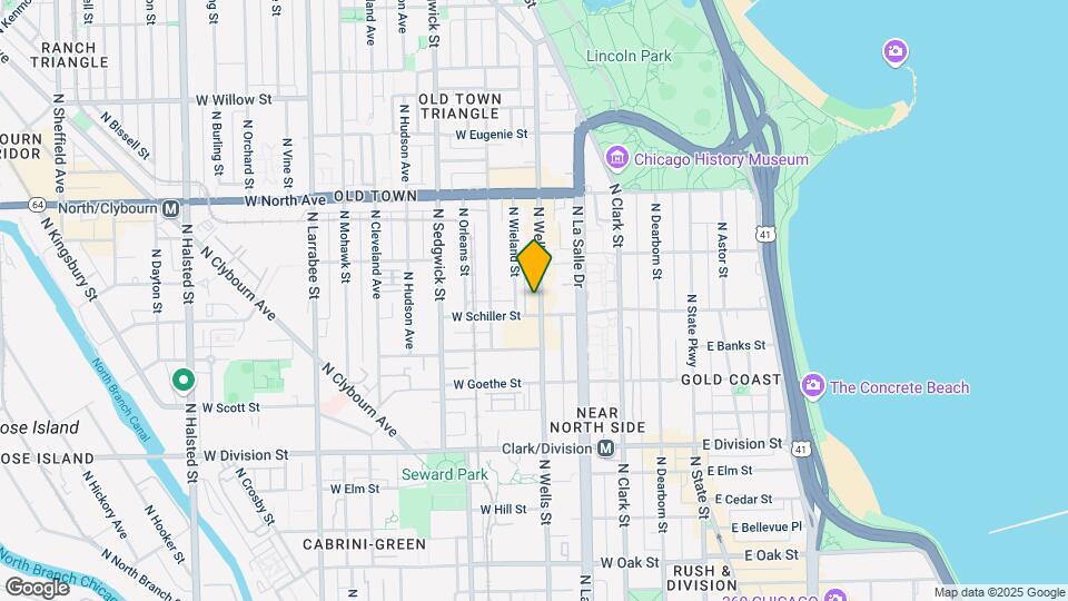 1414 N Wells St Mapa y Detalles de la Ubicación