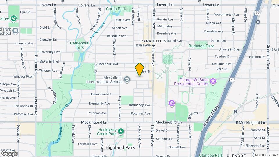 3444 Granada Ave Map and Location Details