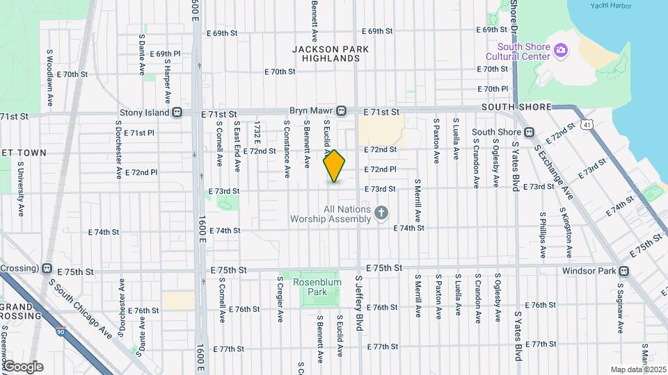7255 S Euclid Ave Mapa y Detalles de la Ubicación