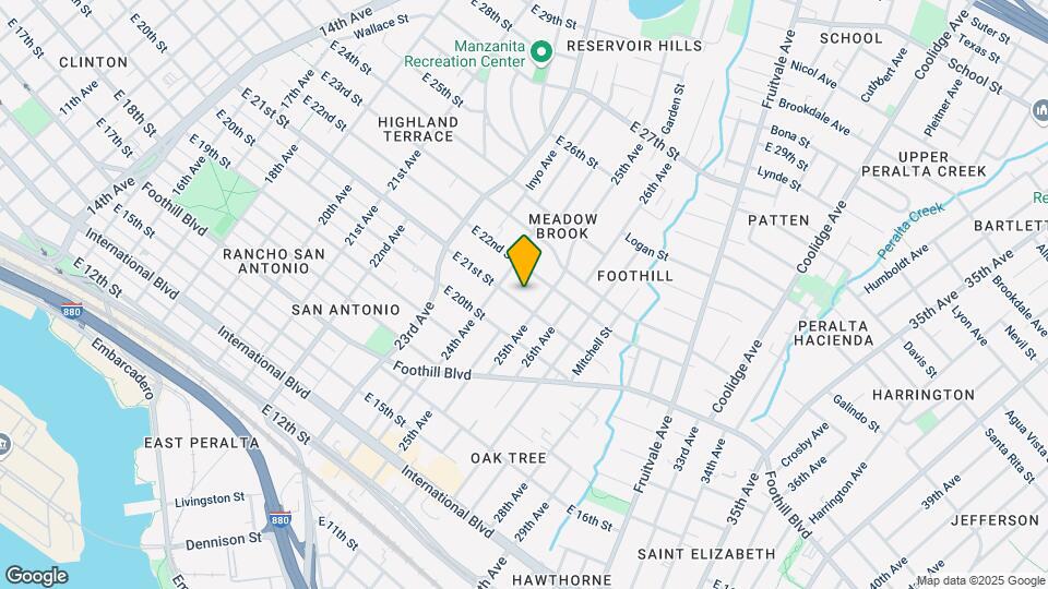 2440 E 21st St Map and Location Details