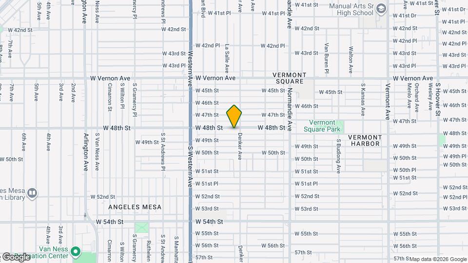 1548 W 48th St Map and Location Details