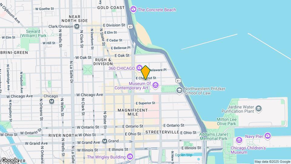 180 E Pearson St, Unit 4901 Map and Location Details