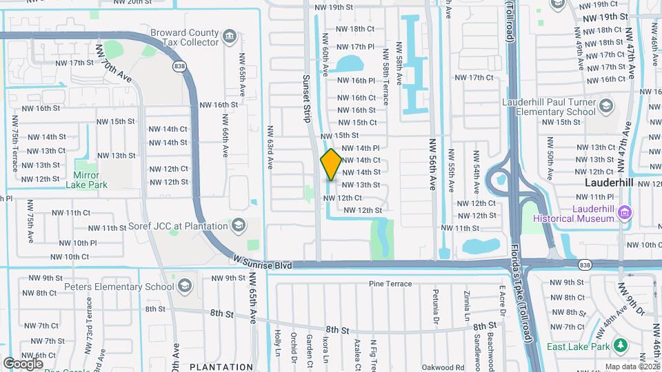 1291 NW 60th Ave Map and Location Details