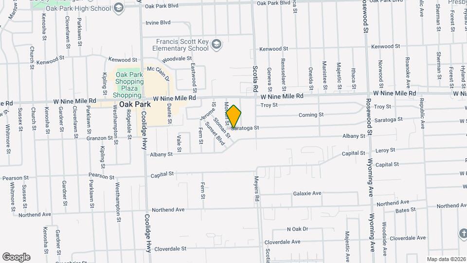 12851 Saratoga St Map and Location Details